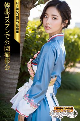 SS-Paradise 韓服コスプレで公園撮影会 AI美女写真集