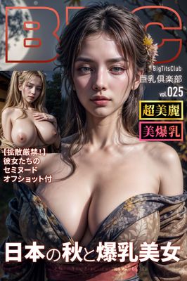 日本の秋と爆乳美女【BigTitsClub】【vol.025】